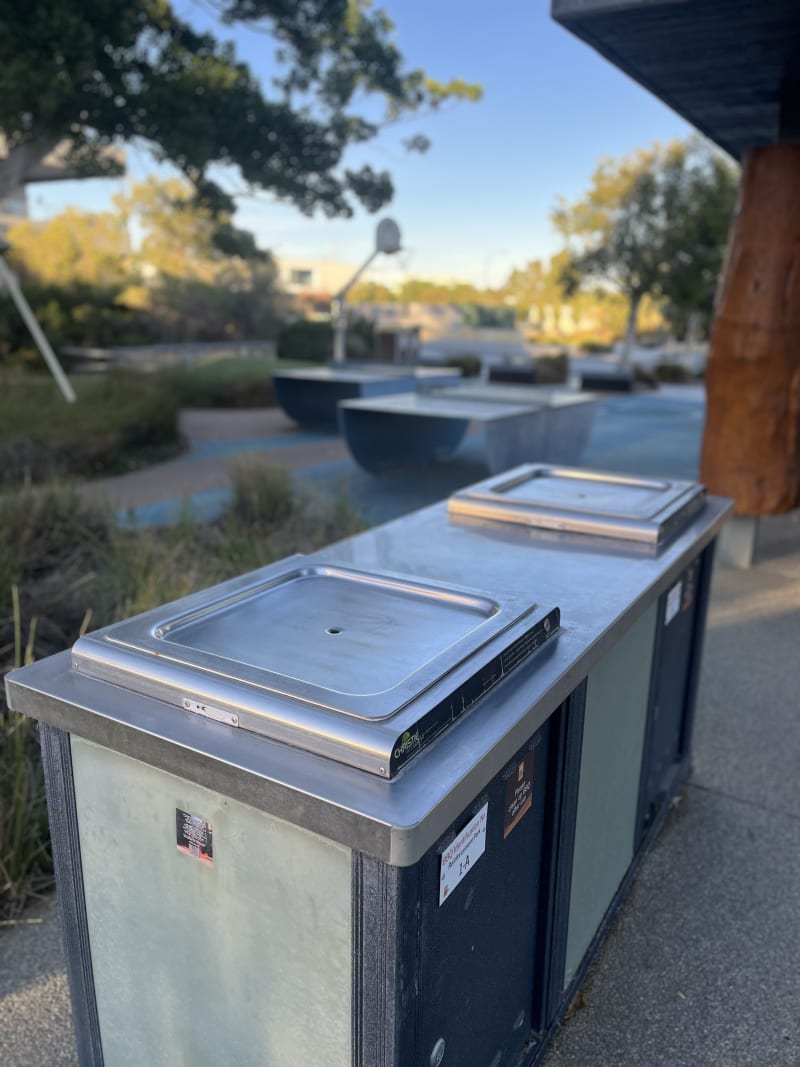 Stock photo of Public BBQ in REINFORCEMENT PARK