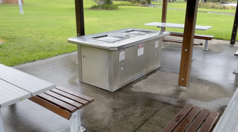 Stock photo of Public BBQ in LAKESIDE RESERVE