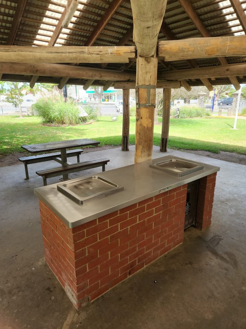 MEMORIAL GARDENS BBQ Area