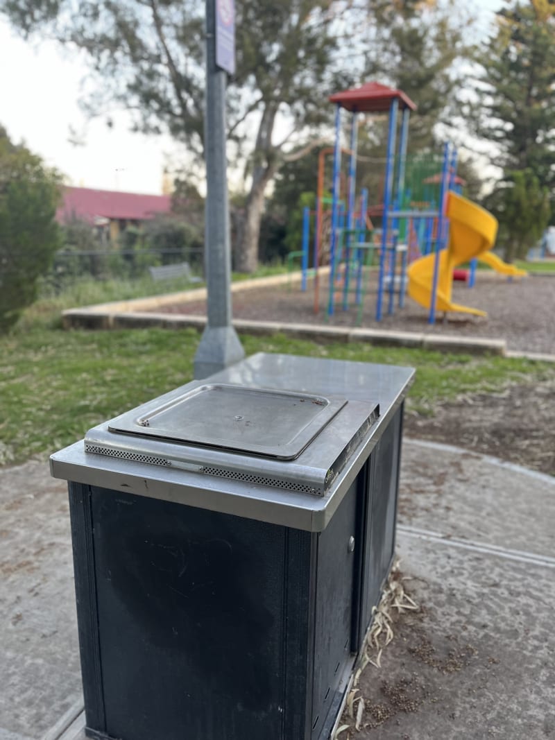 Stock photo of Public BBQ in ALFRED ROAD PARK