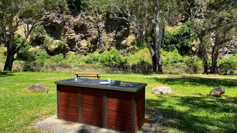 RIVERBEND RESERVE BBQ Area