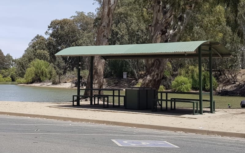 MCLEANS BEACH BBQ Area