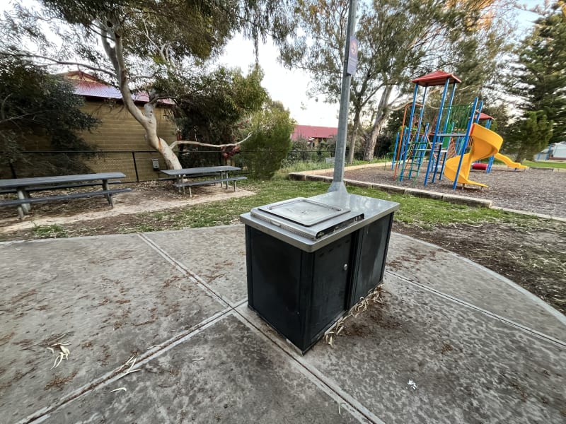 Stock photo of Public BBQ in ALFRED ROAD PARK